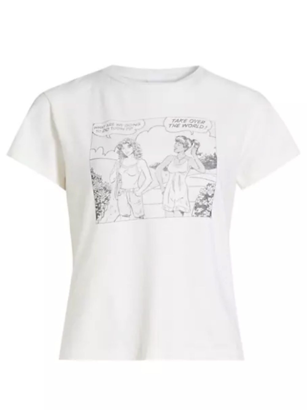 RE/DONE Girl Power/Take Over The World Graphic Tee